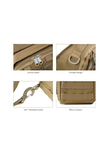 Suya Dayanıklı Omuz Yürüyüş için Çok İşlevli Seyahat Çantası C