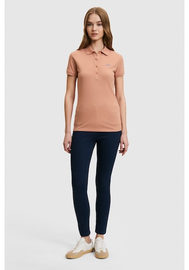 U.S. Polo Assn. U.s. Polo Assn. Kadın Pudra Tişört Basic 50323461-vr042