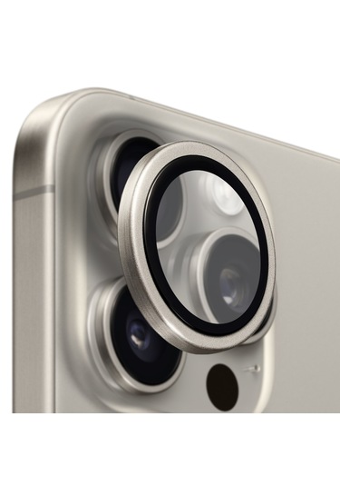 Buff İphone Uyumlu 16 Pro Max / 16 Pro Titanyum Lens Koruyucu Gray