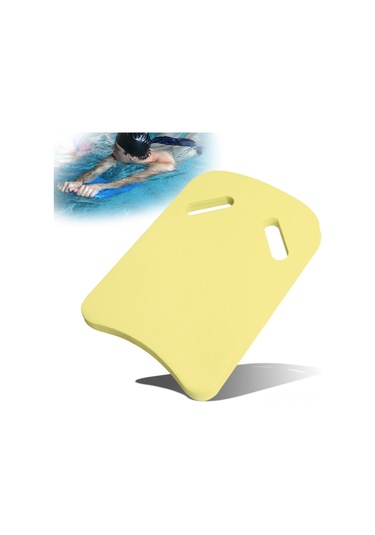 Xindoker Yumuşak Eva Su Yürüyüşü Tahtası - Sarı U Şekilli Yüzme Egzersiz Aracı Hafif, Güven Artırıcı Sarı