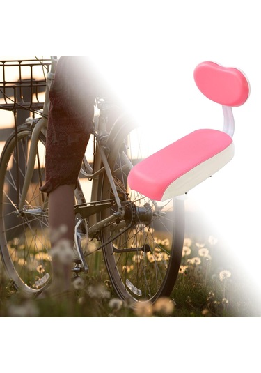 Suntek Bisiklet Arka Koltuk Minderi Sırtlıklı Çocuk Pembe Pembe