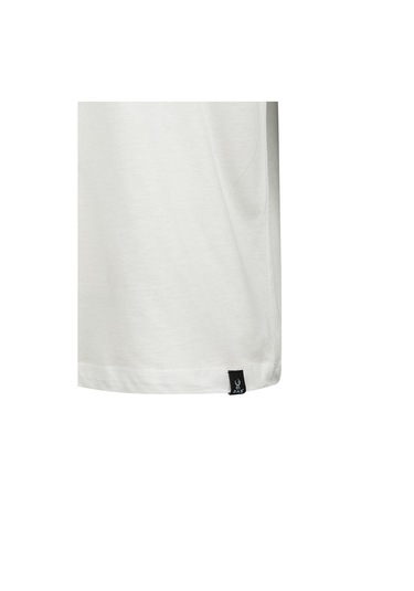 2as Axel Erkek Bisiklet Yaka T-shırt Beyaz