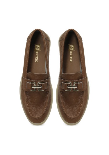 Butigo 25k-8147 5pr Taba Kadın Loafer 000000000102248999 Taba