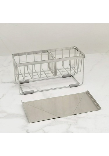 Youtek Stainless Steel Mutfak Lavabo Sponge Su Çıkaran Rakası: Anti Kayma Ayaklı, Çeşitli Gereçleri Saklayabilir, Kuru Ve Temiz Tutar Diğer