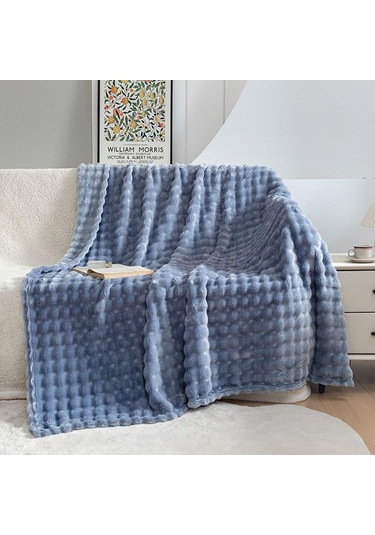 70x100cm Tek Katlı Flanel Battaniye Basit Kalınlaştırılmış Kanepe Örtüsü Yeni Yatak Örtüsü Şarap Kırmızısı