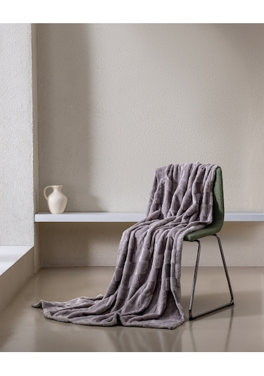 Vaporeux Welsoft Düz Tv Battaniye - Gri 8684427293096 Gri