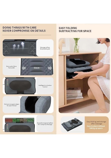 Masaj Yatağı, Tüm Vücut Masaj Aleti, Mat Masaj Yatağı Gri