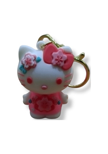 Hello Kitty Turquoise Edition 3d Figürlü Turkuaz Bilek Kayışlı Anahtarlık - 1 Adet