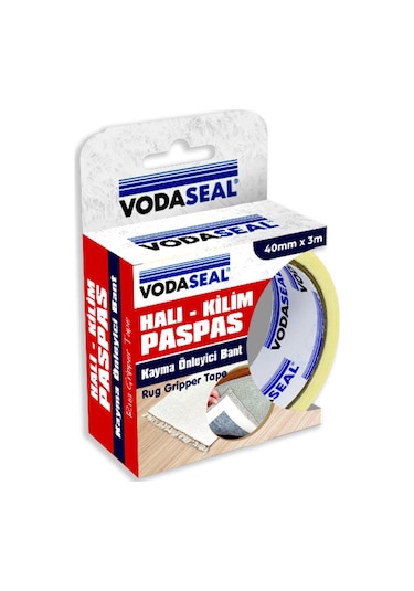 Vodaseal Halı Kilim Paspas Kayma Önleyici Bant - 40 Mm X 3 Mt.