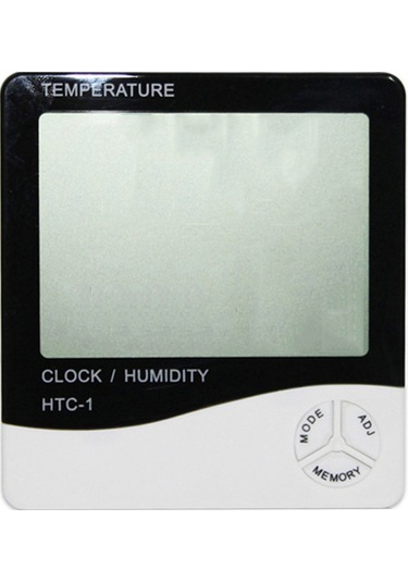 Youtek Ev İçi Sıcaklık Ve Nem Ölçer, Siyah-beyaz, Dahili Pil, Maks-min Kaydı, Saat Gösterimi, Hassas Ölçüm Aralığı -50 C/+70 C, 20%-99% Rh Siyah - Beyaz