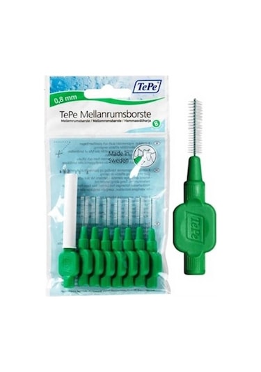 Tepe Interdental Arayüz Fırçası 8'li 0.8 MM