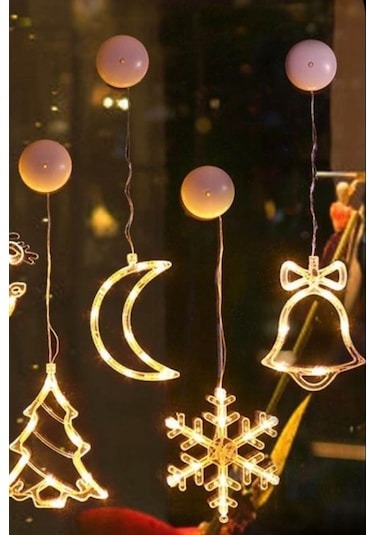 Ay Led Işıklı Vitrin,Kapı Ve Cam Süsü Gün Işığı