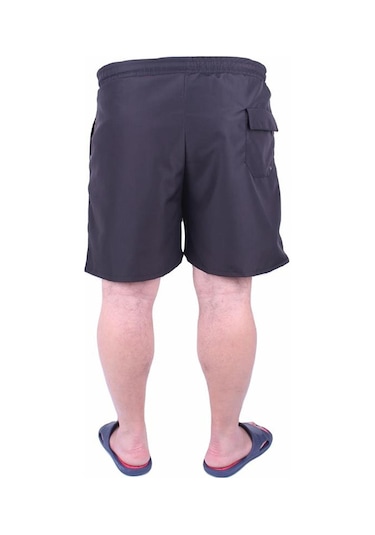Starbattal Büyük Beden Klasik Deniz Şortu 23677 Sıyah 10