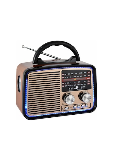 Radyo Taşınabilir Sw Tam Grubu Radyo Kablosuz Bluetooth Fm Konuşturucu