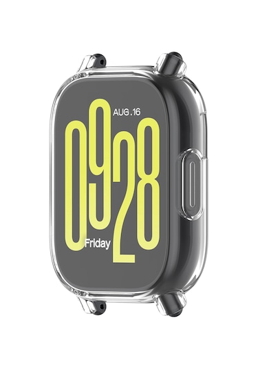 Xiaomi Redmi Watch 5 Active Şeffaf Silikon Kasa Ve Ekran Koruyucu