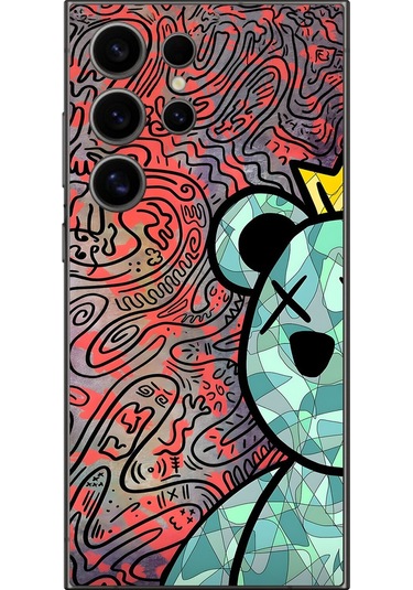 Samsung Galaxy S24 Ultra Uyumlu Şeffaf Kılıf Graffiti 12 Tasarımlı