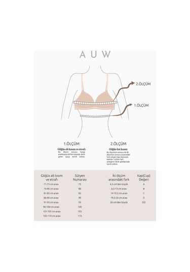 Auw Lımber Üçgen Sütyen Aydinunderwear Siyah