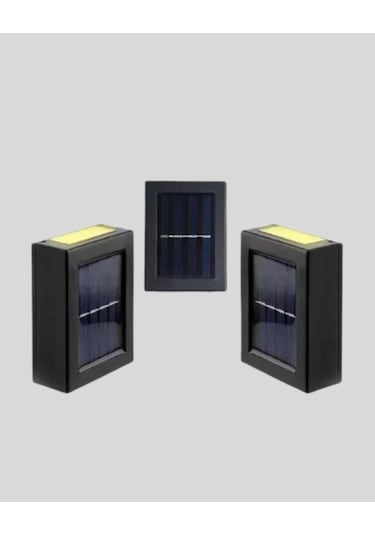 6 Led Güneş Enerjili Sensörlü Lamba - Akıllı Işık Sensörlü Enerji Tasarruflu Bahçe Aydınlatma Renkli