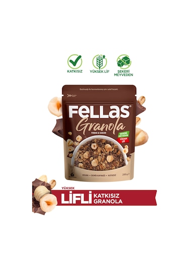 Fellas Granola - Fındıklı & Kakaolu 200 gr