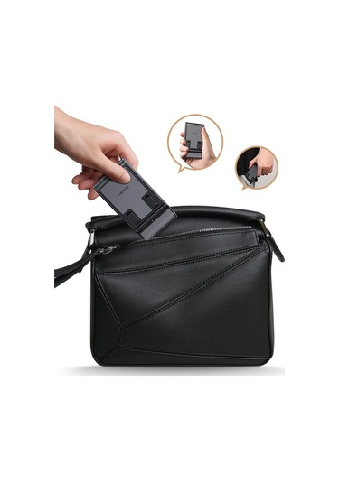 Cbtx Usams Us-zj073 Evrensel Telefon Tablet Masaüstü Standı Çok Açılı Ayarlanabilir Katlanabilir Masaüstü Telefon Tutucu Braketi - Beyaz