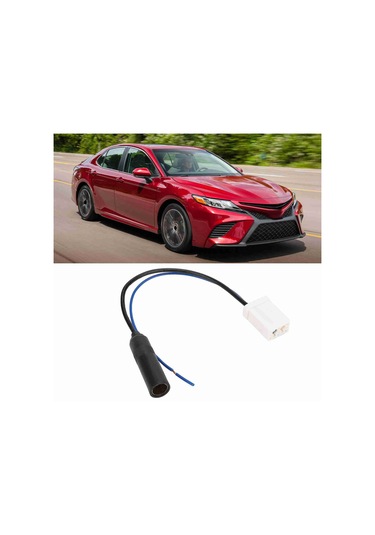 Moveevo Toyota Camry, Corolla, Crown, Highlander İçin Dayanıklı Abs Radyo Anten Bağlantı Adaptörü Erkek Uç