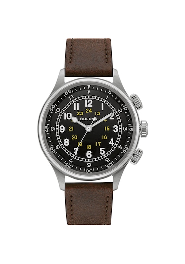 Bulova Archive Collection Military A-15 Pilot 96a245 Altın - Mavi