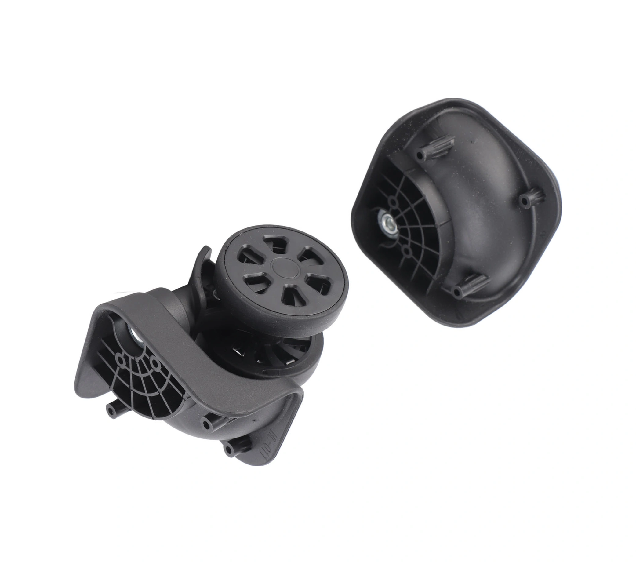 Vkemall Nylon材质 2 Adet Çanta Tekerleği - Evrensel Rotatif, Sesiz, Dayanıklı - Bagaj Tamiri Aksesuarı A76