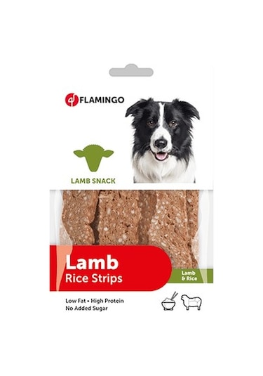 Flamingo Lamb Kuzu Etli ve Pirinçli Köpek Ödülü 85 G