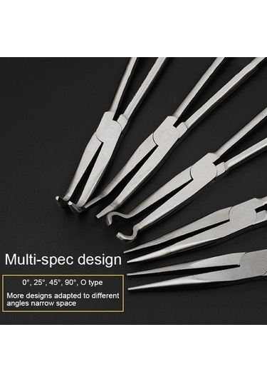 Fastbuy 11 İnç 90 Bükme İğne Burunlu Pense, Multifonksiyonel El Aleti, Kullanışlı Demir İşçiliği Aleti