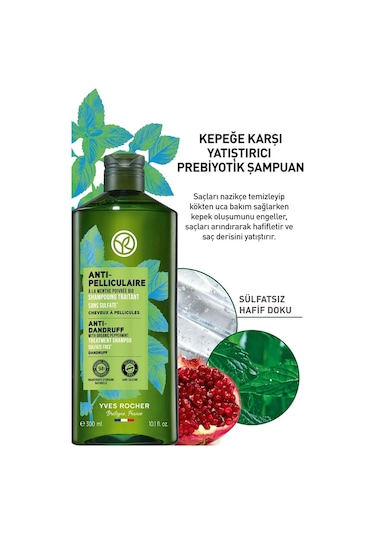 Yves Rocher Anti- Pelliculaire Kepek Karşıtı Şampuan 300 ML + Saç Losyonu 150 ML