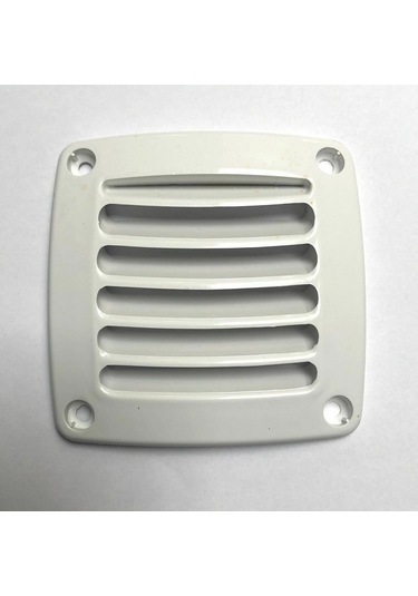 Plastik Havalandırma Izgarası 118 х 118 Mm Beyaz Karavan Tekne