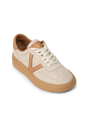 Deery Kadın Hakiki Süet Bej Sneaker Ayakkabı - N0170zbejc01