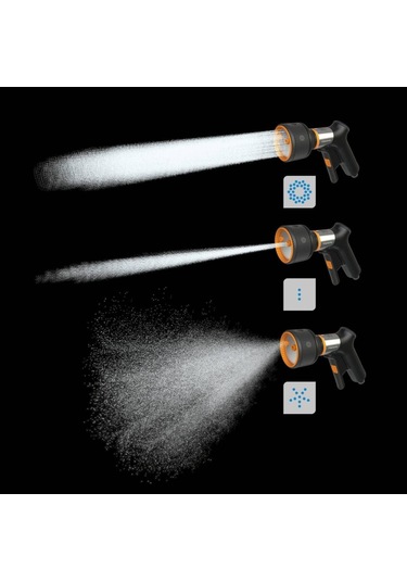 Fiskars 1067194 Fibercomp 3 Fonksiyonlu Sulama Tabancası