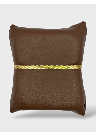 Arnes Jewelry Çelik İtalyan Ezmesi Bileklik Ar40 Gold