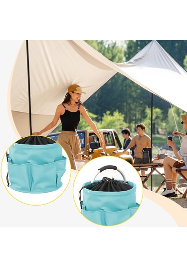 Suntek Ev, Bahçe, Seyahat Ve Diğer Amaçlar İçin Kulplu Gök Mavisi