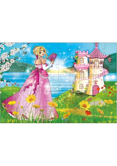 Star Puzzle 2x50 Parça Çocuk Puzzle - Sonbahar Ve Yaz Prensesleri 1 Adet