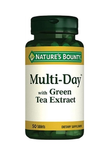 Natures Bounty Multi Day With Green Tea 50 Tablet