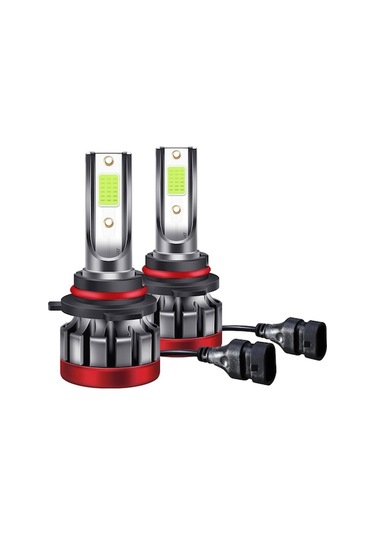 30w 3000 Lumen Yeşil Led Far Ampülü 9006 - Uçak Alüminyum, 9-30v, 50.000 Saat Ömür