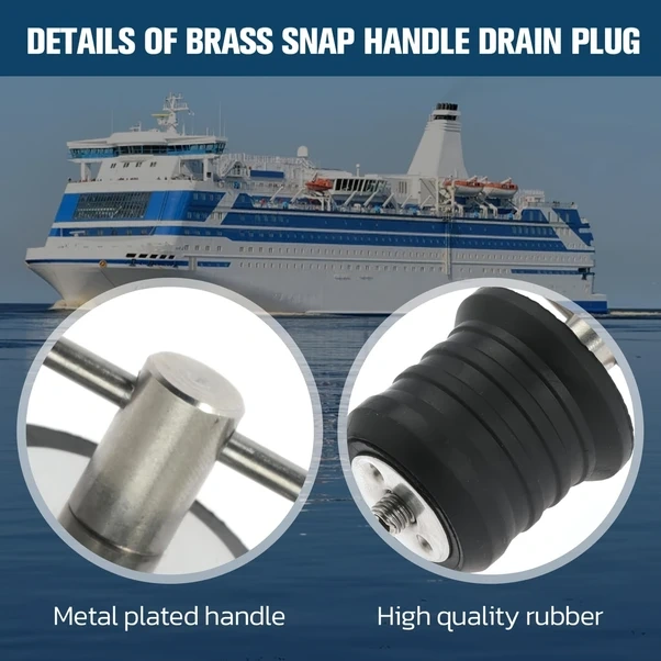 Willowhaven 1 Adet T Tutamaklı Tekne Tahliye Tapası Pirinç Paslanmaz Saplı Sızdırmaz Kauçuk Tekne Aksesuarları