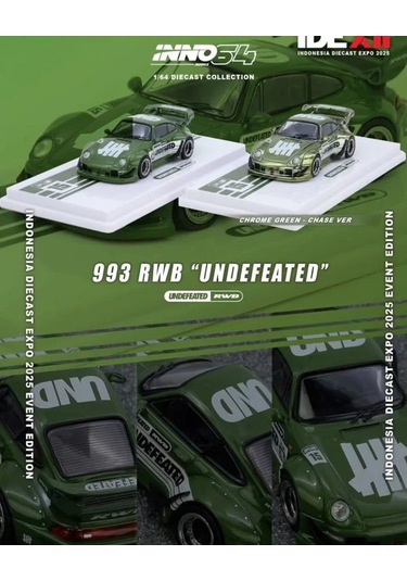 İnno 64 Models Undefeated Porsche 993 Rwb Yeşil