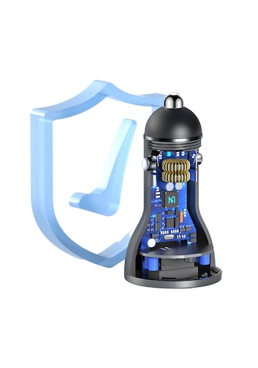 Mcdodo Cc-5670 95w 1xtype-c 1xusb Girişli Dijital Göstergeli Araç