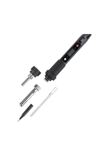 Sones 908s 80w Lcd Termostat Lehimleme Demiri Sabit Sıcaklık Lehimleme Demiri, Fiş Tipi: Ab Fişi Siyah