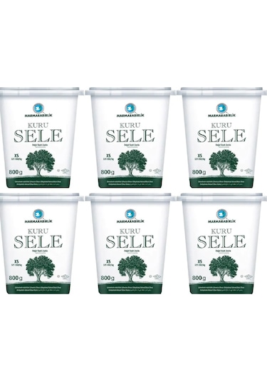 Marmarabirlik Kuru Sele 321-350 KB XS Siyah Zeytin Kutu 6 x 800 G