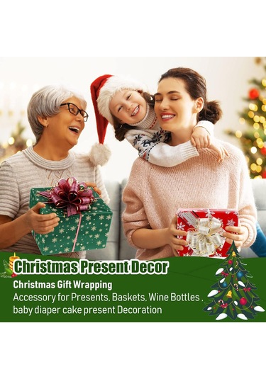 Springsun 30 Adet Büyük Boy Hediye Paketi Bowları - 10 Renkli Organza Çiftleri, Hediyeler Ve Kutular İçin Zengin Dekorasyon, Kolay Kullanıma Uygun Ve Dayanıklı