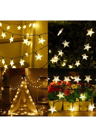 2025 Son Model 20 Led Küre Disko Aynalı Işık Dizisi, 3 M Usb Ve Pille Çalışan Işık Dizisi, Cadılar Bayramı İçin Ramazan Dekorasyon Aydınlatması Çok Renkli