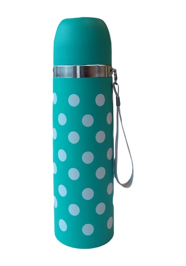 Sema Baby Puantiyeli Bebek   Termosu 500 ML - Mavi