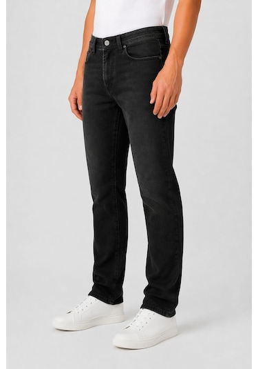 Classics Men Captiva Regular Fit Likralı Erkek Jean Pantolon 7571 Siyah