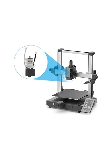 Anycubic Kobra 3 Full Hotend Seti Soğutucu Gövde Dahil Sertleştirilmiş Çelik Nozzle