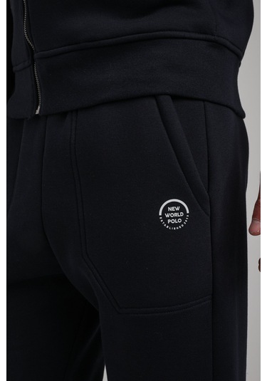 Kapşonlu Ve Fermuarlı Lacivert Slim Fit Full-zip Sweatshirt 23fwm64068 Lacivert