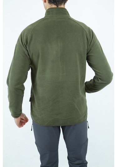 Alpinist Motus Tam Fermuarlı Polar Haki